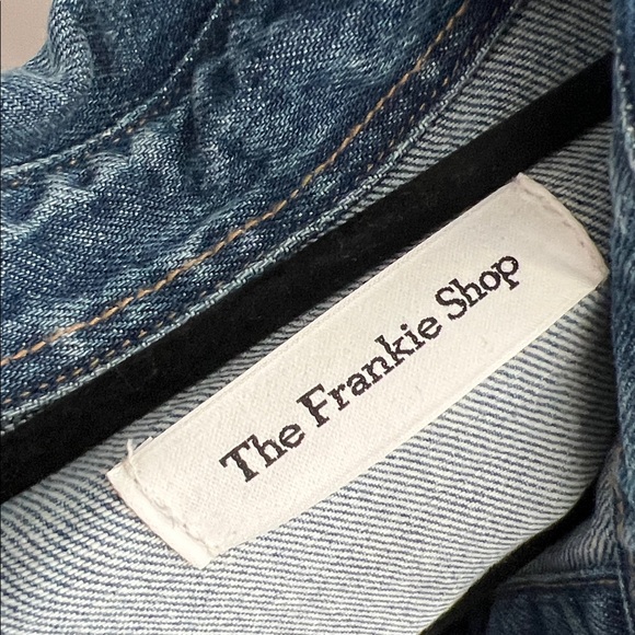 Frankie Shop Dallas Denim Oversized Jacket XXXS/XXS - Picture 3 of 3